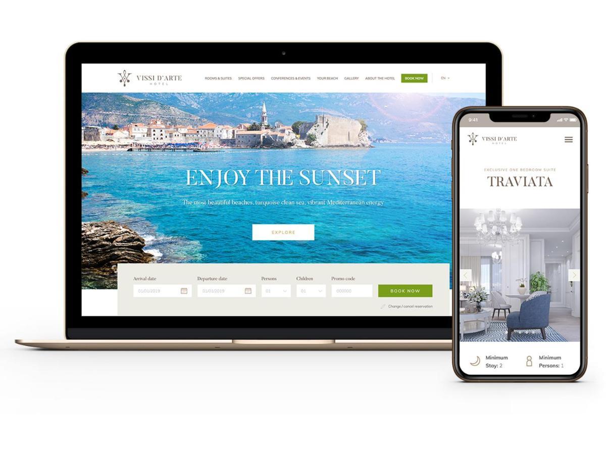Boutique Hotel Vissi D'Arte Budva Zewnętrze zdjęcie